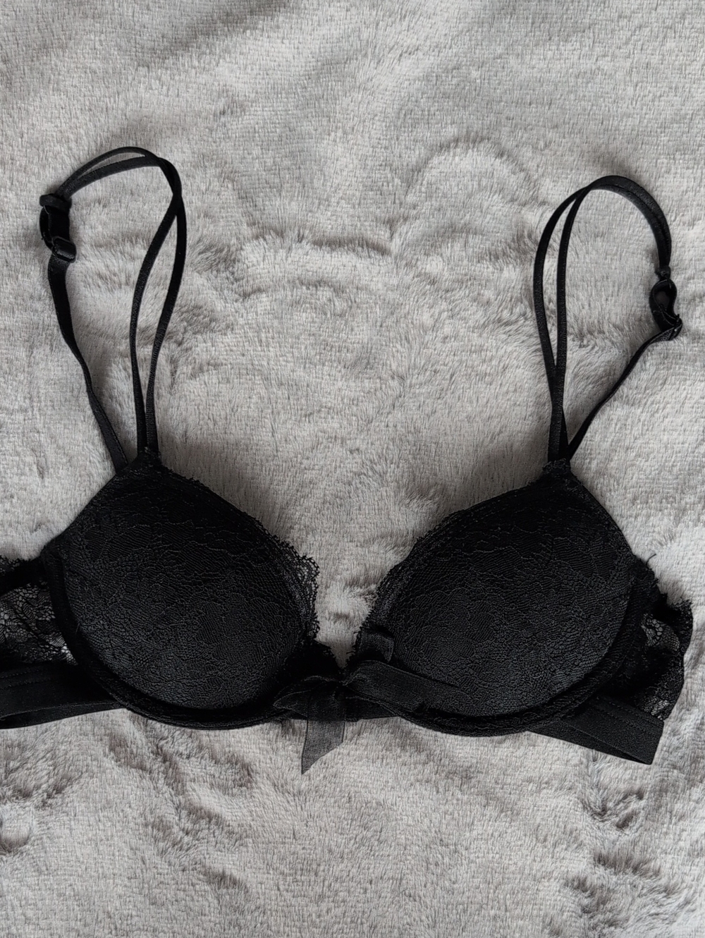 3/$30💜Black Lace Push-Up Bra - Women Intimates